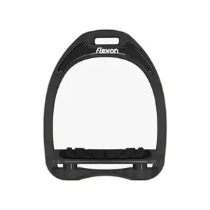 Étriers aluminium Plat Gris Noir/Noir Flex-On