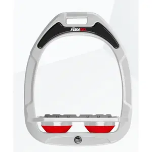 Λαβές Πλατιά Grip Λευκό/Γκρι/Κόκκινο Flex-On Green Composite image-0