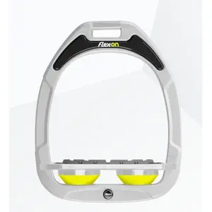 Πλατιά Στηρίγματα Grip Λευκό/Γκρί/Κίτρινο Flex-On Green Composite image-0