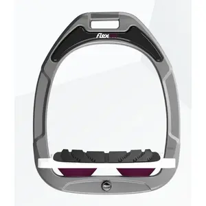 Étriers Incliné Grip Aluminium/Blanc/Prune Flex-On Green Composite image-0