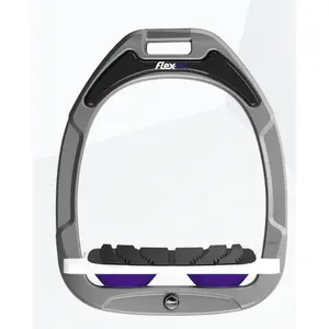 Étriers Incliné Grip Aluminium/Blanc/Violet Flex-On Green Composite image-0