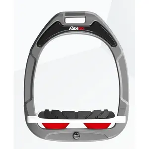 Étriers Incliné Grip Aluminium/Blanc/Rouge Flex-On Green Composite image-0