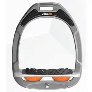 Étriers Incliné Grip Aluminium/Gris/Orange Flex-On Green Composite image-0