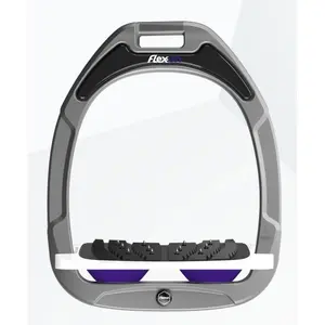 Κλίσεις Στερεώματα Ultra Grip Αλουμινίου/Λευκό/Μωβ Flex-On Green Composite image-0