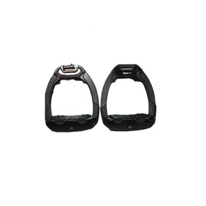 Étriers Incliné Ultra Grip Aluminium Noir/Chocolate Flex-On Green Composite