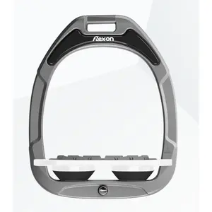 Étriers Plat Grip Aluminium/Blanc/Noir Flex-On Green Composite image-0