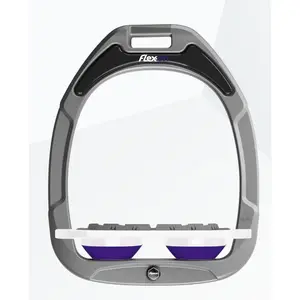 Σέλες Plat Grip Αλουμινίου/Λευκό/Μωβ Flex-On Green Composite image-0
