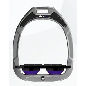 Étriers Plat Grip Aluminium/Noir/Violet Flex-On Green Composite image-0