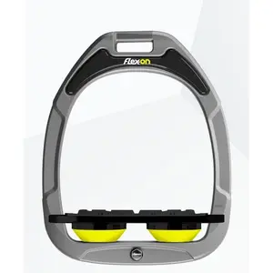 Étriers Plat Grip Aluminium/Noir/Jaune Flex-On Green Composite image-0