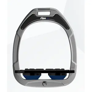 Étriers Plat Grip Aluminium/Noir/Marine Flex-On Green Composite image-0