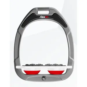 Πλατιά Σαμάρια Ultra Grip Αλουμινίου/Λευκό/Κόκκινο Flex-On Green Composite image-0