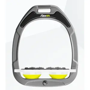 Πλατιά Στηρίγματα Ultra Grip Αλουμινίου/Άσπρο/Κίτρινο Flex-On Green Composite image-0