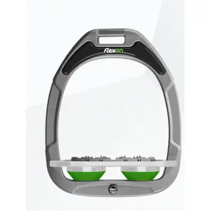 Πετάλια Πλάτης Ultra Grip Αλουμινίου/Γκρι/Πράσινο Flex-On Green Composite image-0