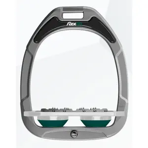 Πετάλια Πλάτης Ultra Grip Αλουμινίου/Γκρι/Πράσινο Flex-On Green Composite image-0