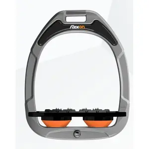 Πλάκες Πλατιά Ultra Grip Αλουμίνιο/Μαύρο/Πορτοκαλί Grip Flex-On Green Composite image-0