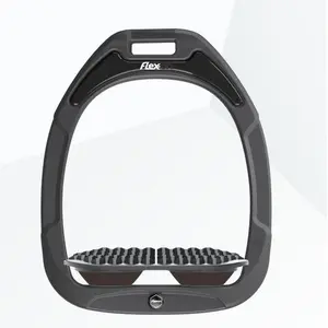 Étriers Endurance Plat Grip Anthracite/Gris/Marron Flex-On Green Composite image-0