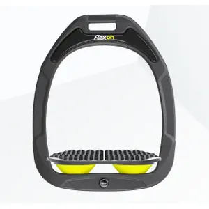 Étriers Endurance Anthracite/Gris/Jaune Flex-On Green Composite image-0
