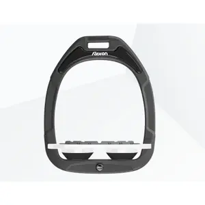 Étriers Plat Grip Anthracite/Blanc/Noir Flex-On Green Composite image-0
