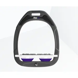Πετάλια Plat Grip Ανθρακί/Λευκό/Μωβ Flex-On Green Composite image-0