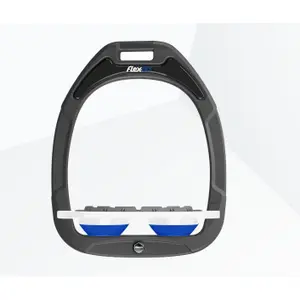 Αναβάτες Plat Grip Ανθρακί/Άσπρο/Μπλε Flex-On Green Composite image-0