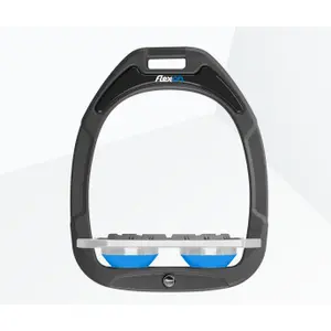 Αναβολείς Plat Grip Ανθρακί/Γκρι/Μπλε Flex-On Green Composite image-0