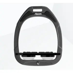 Étriers Plat Grip Anthracite/Noir/Blanc Flex-On Green Composite image-0