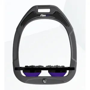 Σχοινιά Πλατιά Ultra Grip Ανθρακί/Μαύρο/Μωβ Flex-On Green Composite image-0