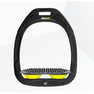 Étriers Endurance Noir/Gris/Jaune Flex-On Green Composite image-0