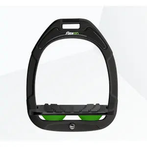 Κάγκελα με κλίση Grip μαύρο/μαύρο/πράσινο Flex-On Green Composite image-0