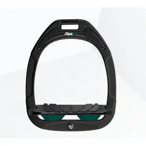 Κάγκελα με κλίση Grip μαύρο/μαύρο/πράσινο Flex-On Green Composite image-0