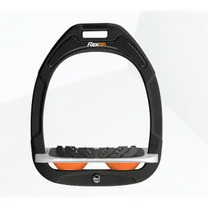 Κλίσεις Ιπποειδείς Ultra Grip Μαύρο/Γκρί/Πορτοκαλί Flex-On Green Composite image-0