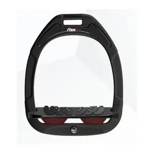 Estribos Inclinado Ultra Grip Preto/Cinza/Vermelho Bordeaux Flex-On Green Composite image-0