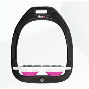 Πλατοί ίπποι Grip Μαύρο/Άσπρο/Ροζ Flex-On Green Composite image-0