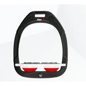 Πλαϊνές Στήριξεις Grip Μαύρο/Άσπρο/Κόκκινο Flex-On Green Composite image-0