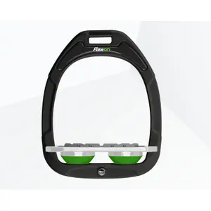 Πετάλια Flat Grip Μαύρο/Γκρι/Πράσινο Flex-On Green Composite image-0