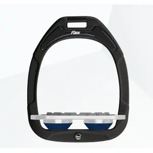 Platte Grip Steigbügel Schwarz/Grau/Marine Flex-On Green Composite image-0