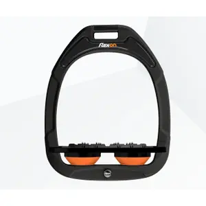 Πλατιά Σαμάρια Ultra Grip Μαύρο/Μαύρο/Πορτοκαλί Flex-On Green Composite image-0