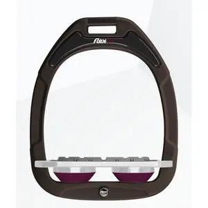 Πεταλίες Plat Grip Καφέ/Γκρί/Φούξια Flex-On Green Composite image-0