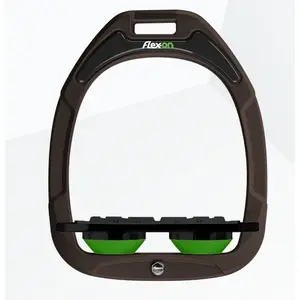 Πεταλούδες Plat Grip Καφέ/Μαύρο/Πράσινο Flex-On Green Composite image-0