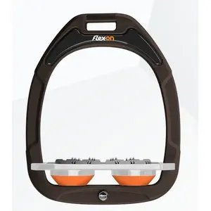 Σιδεράκια Πλατιά Ultra Grip Καφέ/Γκρι/Πορτοκαλί Flex-On Green Composite image-0