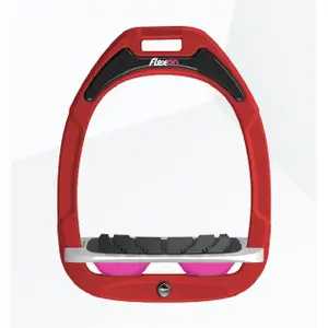 Πετάλια με Κλίση Grip Κόκκινο/Γκρί/Ροζ Flex-On Green Composite image-0