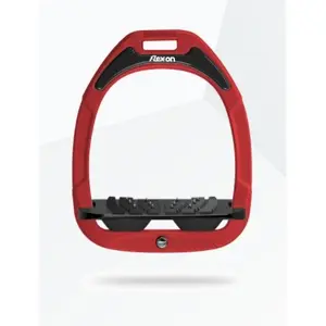 Πετάλια Κεκλιμένα Ultra Grip Κόκκινο/Μαύρο/Μαύρο Flex-On Green Composite image-0