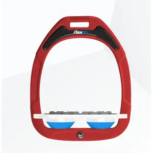 Στήριγμα Πλατύ Grip Κόκκινο/Λευκό/Μπλε Flex-On Green Composite image-0