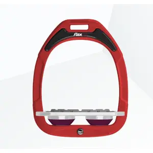 Πετάλια Plat Grip Κόκκινο/Γκρι/Βαθύ Μωβ Flex-On Green Composite image-0