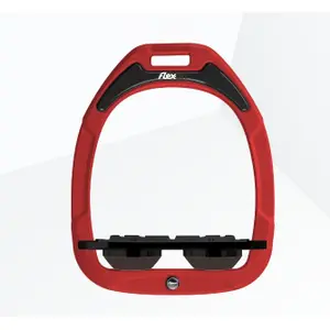 Πεταλιέρες Plat Grip Κόκκινο/Μαύρο/Καφέ Flex-On Green Composite image-0
