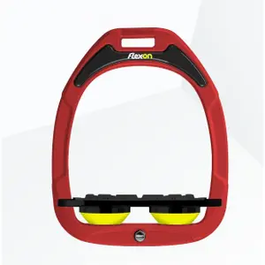 Πλατιά στηρίγματα Grip Κόκκινο/Μαύρο/Κίτρινο Flex-On Green Composite image-0