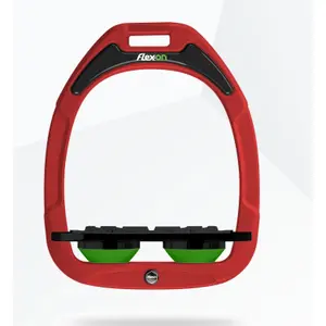Πεταλίες Plat Grip Κόκκινο/Μαύρο/Πράσινο Flex-On Green Composite image-0