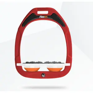 Στερέωμα Πλατύ Ultra Grip Κόκκινο/Λευκό/Πορτοκαλί Flex-On Green Composite image-0