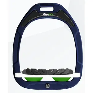 Κλίσεις Σαμαριών Ultra Grip Ναυτικές/Λευκές/Πράσινες Flex-On Green Composite image-0