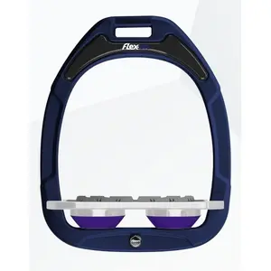 Στήριγμα Πλατύ Grip Θαλάσσης/Γκρί/Βιολετί Flex-On Green Composite image-0